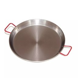 Tigaie pentru paella din otel polizat, 22 cm, cu manere – Perfect Home