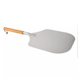 Paleta pizza din aluminiu cu maner din lemn, 30,5x36 cm, lungime 65 cm