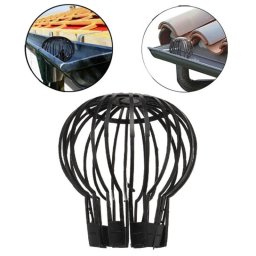 Parafrunzar pentru jgheab 90–125 mm, plastic durabil, negru, anti-înfundare