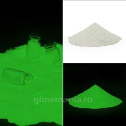 Pigment fosforescent verde pe baza de apa, 1000 g – efect glow 8–12 ore