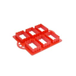 Set forme pentru biscuiti de Paste cu decoratiuni din ciocolata, 2 piese