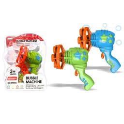 Pistol automat pentru baloane de sapun cu 4 orificii si maner ergonomic, 3 ani+