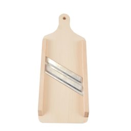 Razatoare pentru varza cu 2 cutite din metal, suport din lemn 37x14 cm