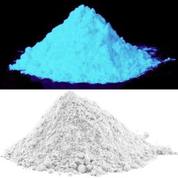 Pigment invizibil fluorescent alb UV, solubil in apa, 10 g pentru vopsele si lacuri