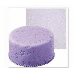 Foaie de textura din silicon 50x50 cm pentru martipan si fondant, model decorativ