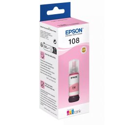 Cerneala originala Epson 108 EcoTank Light Magenta, 70 ml pentru L8050/L18050