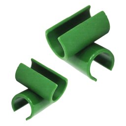 Set 6 conectori T pentru araci de sustinere 11 mm, plastic verde, Garden Plus