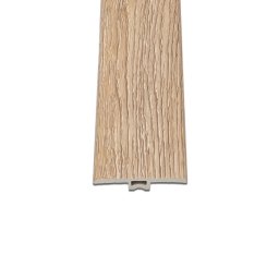 Profil de tranzitie tip T pentru pardoseala SPC, stejar Adler, 2400x45x6 mm