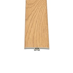Profil de trecere în T pentru pardoseala SPC, Stejar Gibson, 2400x45x6 mm