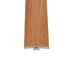 Profil de tranzitie în T pentru pardoseala vinil SPC, stejar Kruger, 2400x45x6 mm