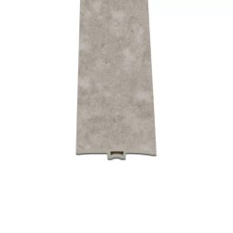 Profil de trecere T pentru pardoseala SPC Leziter Reno gri, efect piatra, 2400x45x6 mm