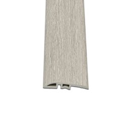 Banda de nivelare pardoseala vinil SPC Leziter, stejar arctic, 2400x45x8 mm