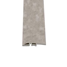Profil de nivelare pardoseala Vinil SPC Leziter Reno, efect piatra gri, 2400x45x8 mm