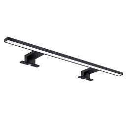 Lampa LED pentru baie Leziter Luxx 600 mm, neagra, 9W, 4000K, IP44