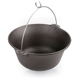 Ceaun din fonta 30 L cu toarta pentru foc deschis, diametru 54 cm