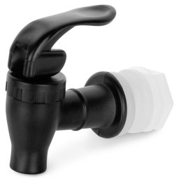 Robinet de rezerva universal pentru dozator bauturi, negru, cu garnitura