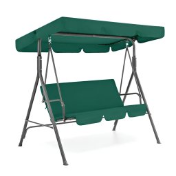 Balansoar de gradina Leziter Serenita, 3 locuri, 200 kg, verde