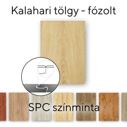 Esantion parchet vinil SPC Leziter Kalahari Oak, 30×18 cm, efect stejar