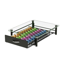 Sertar suport capsule cafea Leziter pentru Nespresso VertuoLine, 40 buc