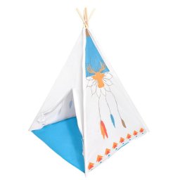 Cort tipi Wigwam pentru copii Homelux, 120x120x150 cm, montaj rapid, interior/exterior