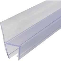 Profil etansare tip H Kerra, 2 m, pentru usi de dus din sticla 6–8 mm