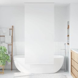 Roleta perdea de dus 100x240 cm Alb GartenMobel Dekor