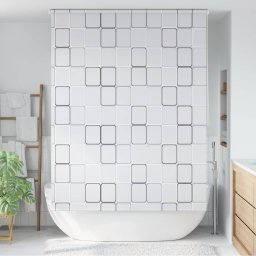 Roleta perdea de dus 160x240 cm Model patrate GartenMobel Dekor