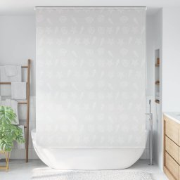 Roleta perdea de dus 140x240 cm Model stea de mare GartenMobel Dekor