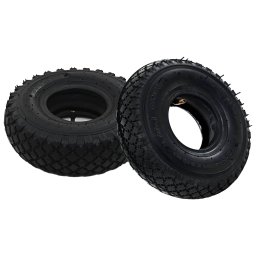2 Cauciucuri si 2 tuburi interioare, 3.00-4 260x85, carucior GartenMobel Dekor