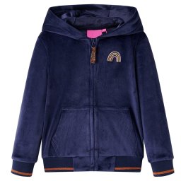 Jacheta cu gluga pentru copii, bleumarin, 116 GartenMobel Dekor