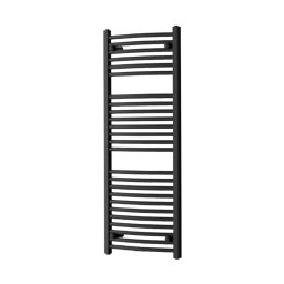 Radiator portprosop Leziter curbat 1200x500 mm, negru mat, 400 W