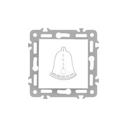 Comutator clopot Leziter Nova 101N alb, 10A, IP20, montaj incastrat