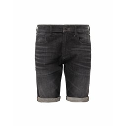 G-STAR Jeans '3301 Slim Denim Shorts' negru denim