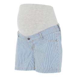 MAMALICIOUS Jeans 'Malta' albastru / gri amestecat / alb