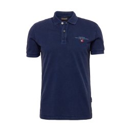 NAPAPIJRI Tricou 'ELBAS' albastru marin / roșu / alb