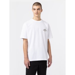 DICKIES Tricou 'Fort Lewis' galben / negru / alb