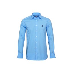 U.S. POLO ASSN. Cămașă albastru / albastru închis