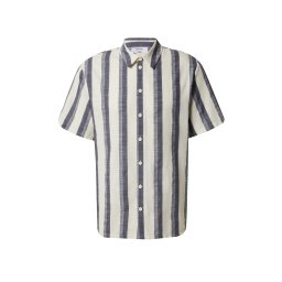 DAN FOX APPAREL Cămașă 'Anthony' gri / alb murdar