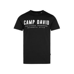 CAMP DAVID Tricou negru / alb