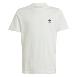 ADIDAS ORIGINALS Tricou 'Trefoil Essentials' negru / alb lână