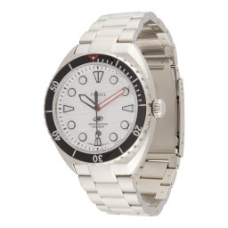 FOSSIL Ceas analogic 'Breaker' negru / argintiu