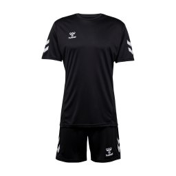 Hummel Costum de trening negru / alb