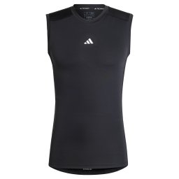 ADIDAS PERFORMANCE Tricou funcțional negru / alb