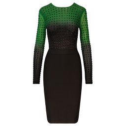 Kraimod Rochie mulate verde / negru