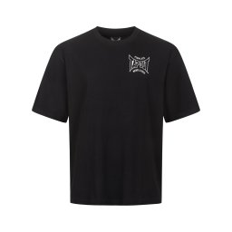 Tapout Tricou 'B3Li3Ve' negru / alb