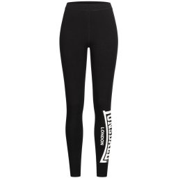 LONSDALE Leggings 'Merridge' negru / alb