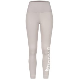 LONSDALE Leggings 'SEMLEY' gri deschis / alb