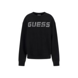 GUESS Bluză de molton 'CECILIA' gri / negru