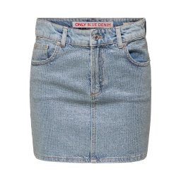 ONLY Fustă albastru denim