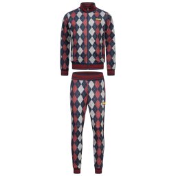 LONSDALE Costum de trening 'Enfield' bleumarin / roșu / alb